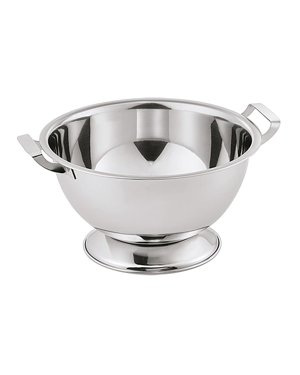 Soepterrine - H 9.3 CM - 0.001 KG - Ø17.5 CM - RVS - 1 Liter - 857151