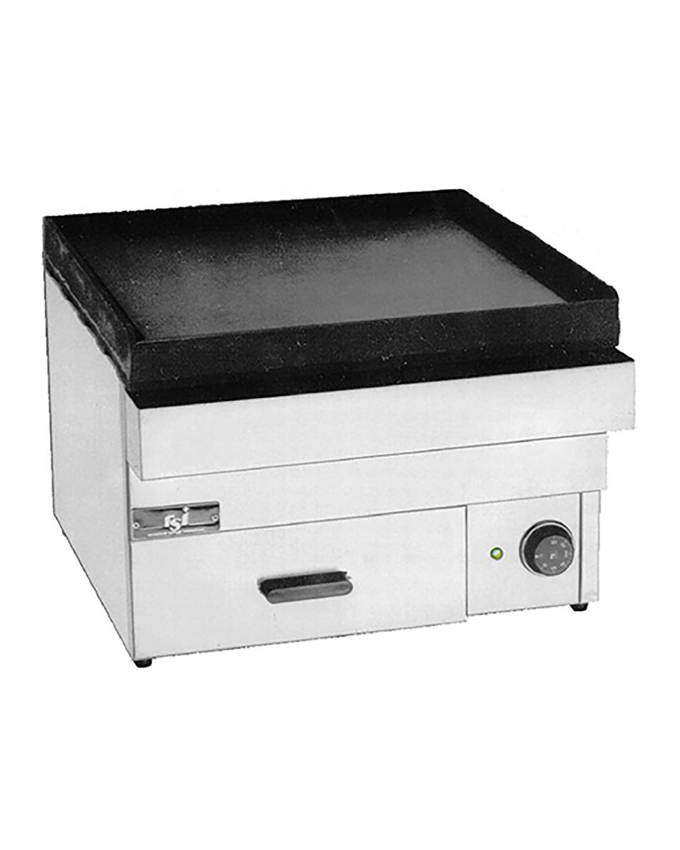 Bakplaat - H 36 x 46 x 46 CM - 12 KG - 220 - 240 - Zonder - Stekker V - 3000 W - RVS - Glad - 307030
