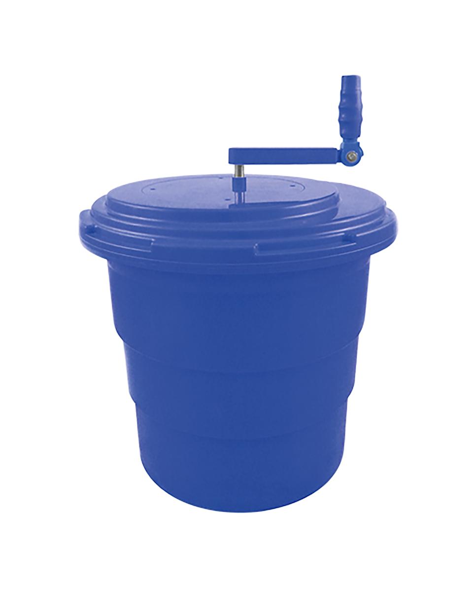 Slacentrifuge - H 55 CM - 4.4 KG - Ø44 CM - Polypropyleen - Blauw - 20 Liter - 072220