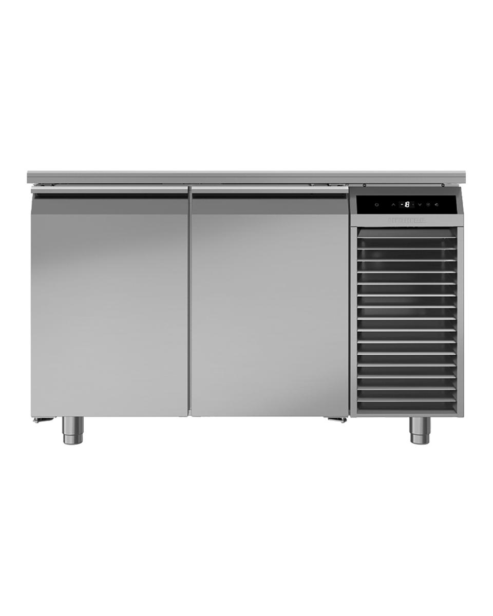 Vrieswerkbank - 182 Liter - 2 deuren - RVS werkblad - Liebherr - FFTSvg 7521-40/T01