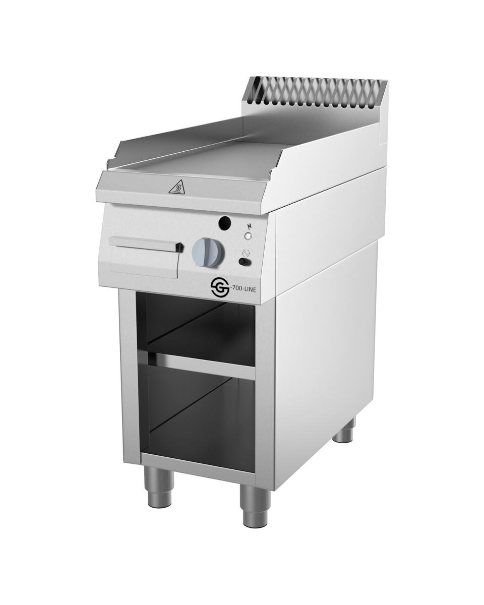 Bakplaat - G700 Line - Gas - Glad - 40 CM - Open Onderstel - Promoline