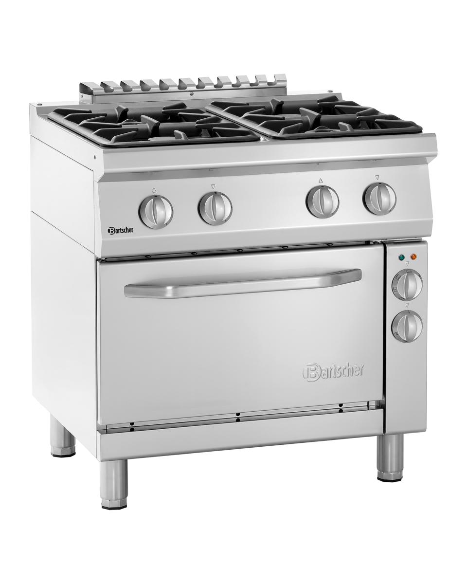 Gasfornuis - Elektrische oven - 4 pits - Bartscher - 2852441
