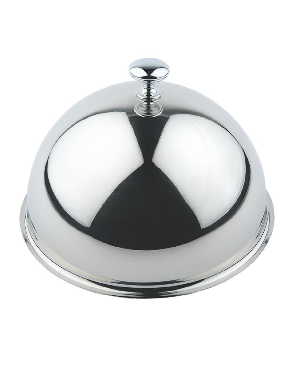 Cloche - Zilver - Ø 29.5 x H 18 CM - RVS - APS - CC553