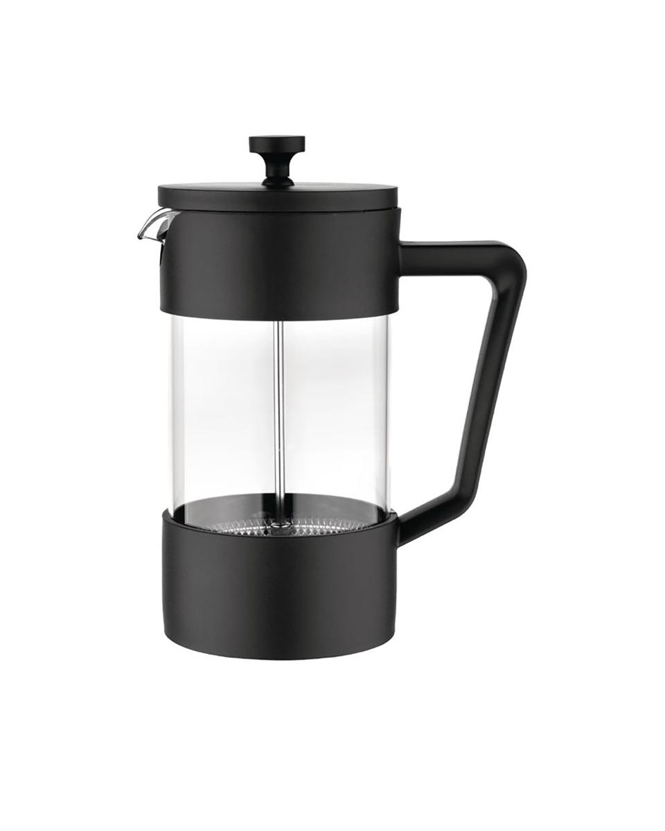 Cafetière - 1 Liter - Zwart - Ø 10 x H 21.5 x 16.5 CM - Olympia - CW951