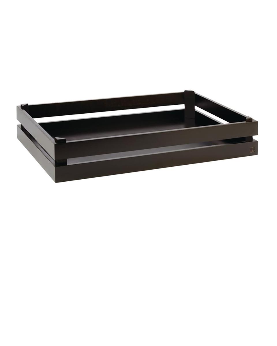 Buffetkrat - Zwart - H 10.5 x 55.5 x 35 CM - APS - DR736