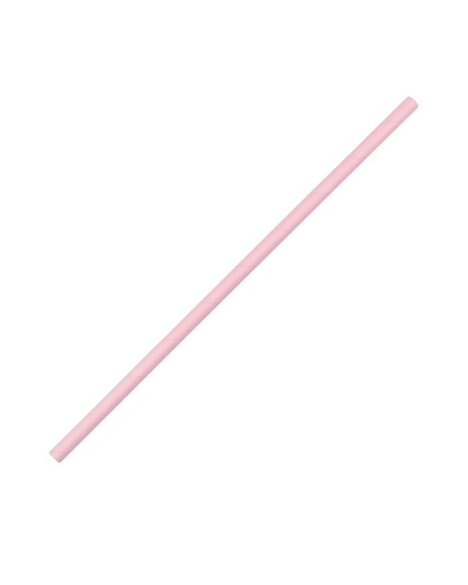 Wegwerp rietjes - 250 stuks - Roze - Fiesta Green - FB139