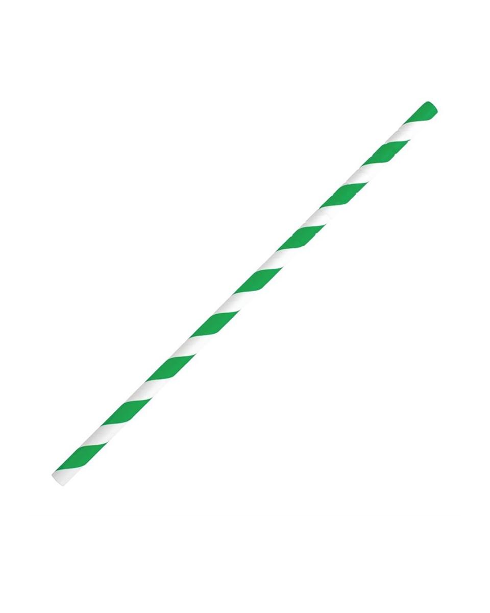 Wegwerp rietjes - 250 stuks - Groen - Fiesta Green - FB143
