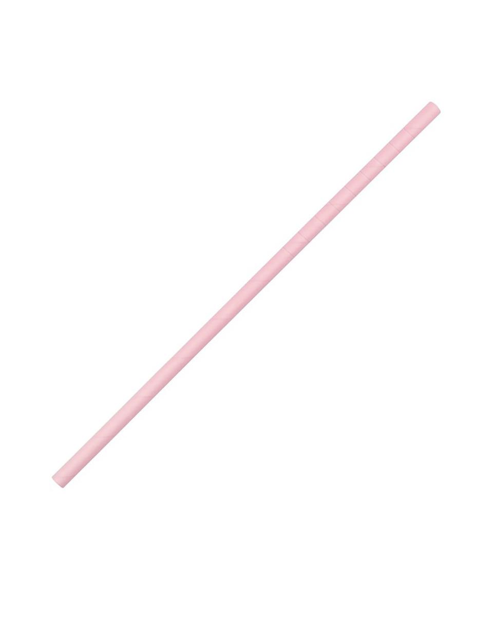 Wegwerp rietjes - 250 stuks - Roze - Fiesta Green - FB144