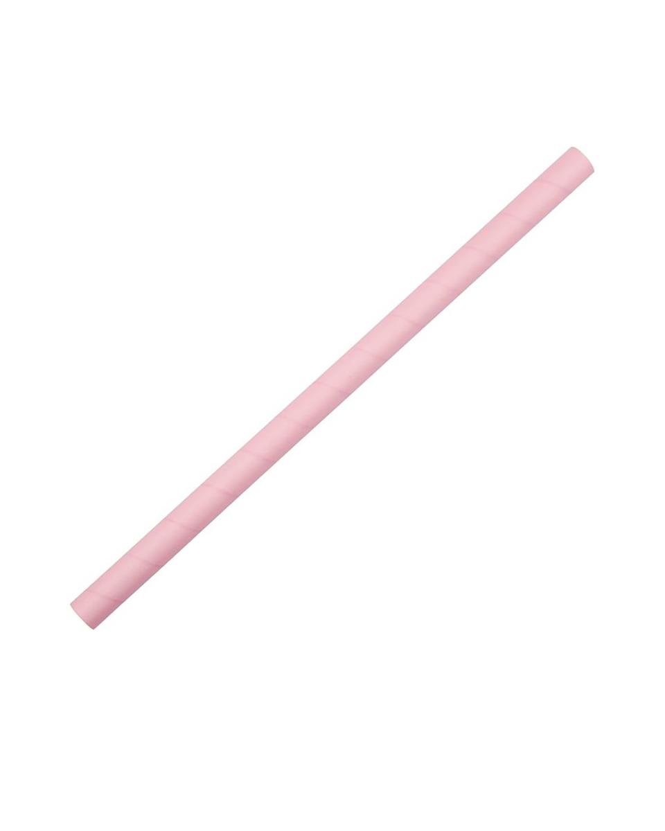 Wegwerp smoothierietjes - 250 stuks - Roze - Fiesta Green - FB149