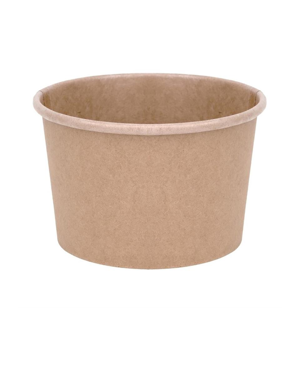 Wegwerp soepbeker - 23 CL - 500 stuks - H 6.3 CM - Pepier - Fiesta Green - FB160