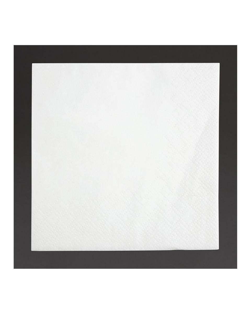 Cocktail servetten - 4000 stuks - Wit - 24 x 24 CM - Fiesta - FE216