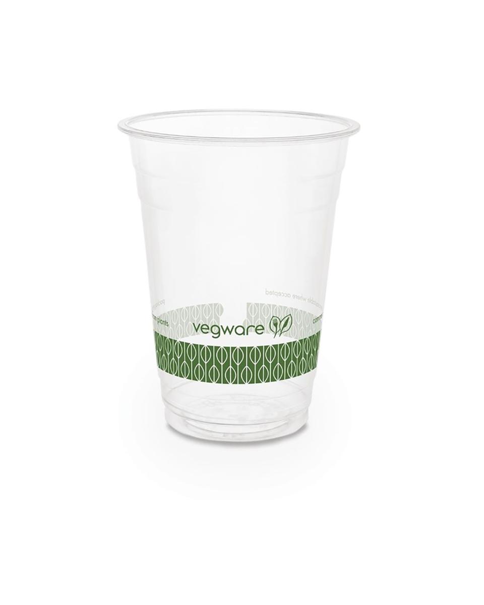 Wegwerp frisdrankbekers - 0.45 Liter - 1000 stuks - Ø 9.6 x H 12.3 CM - Pla - Vegware - GH015