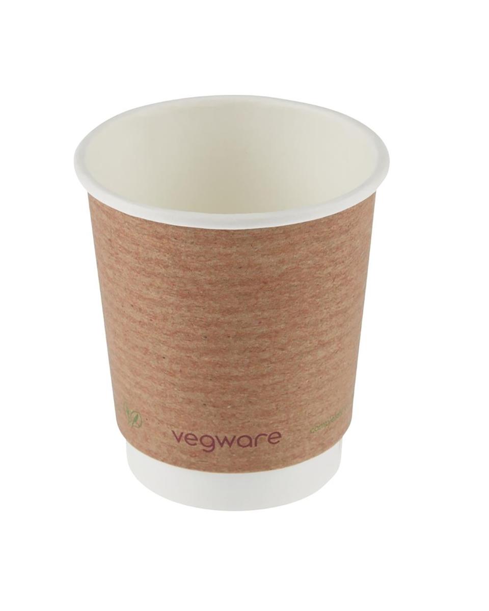 Wegwerp beker - 0.23 Liter - 500 stuks - Ø 7.9 x H 9 CM - Vegware - GH020