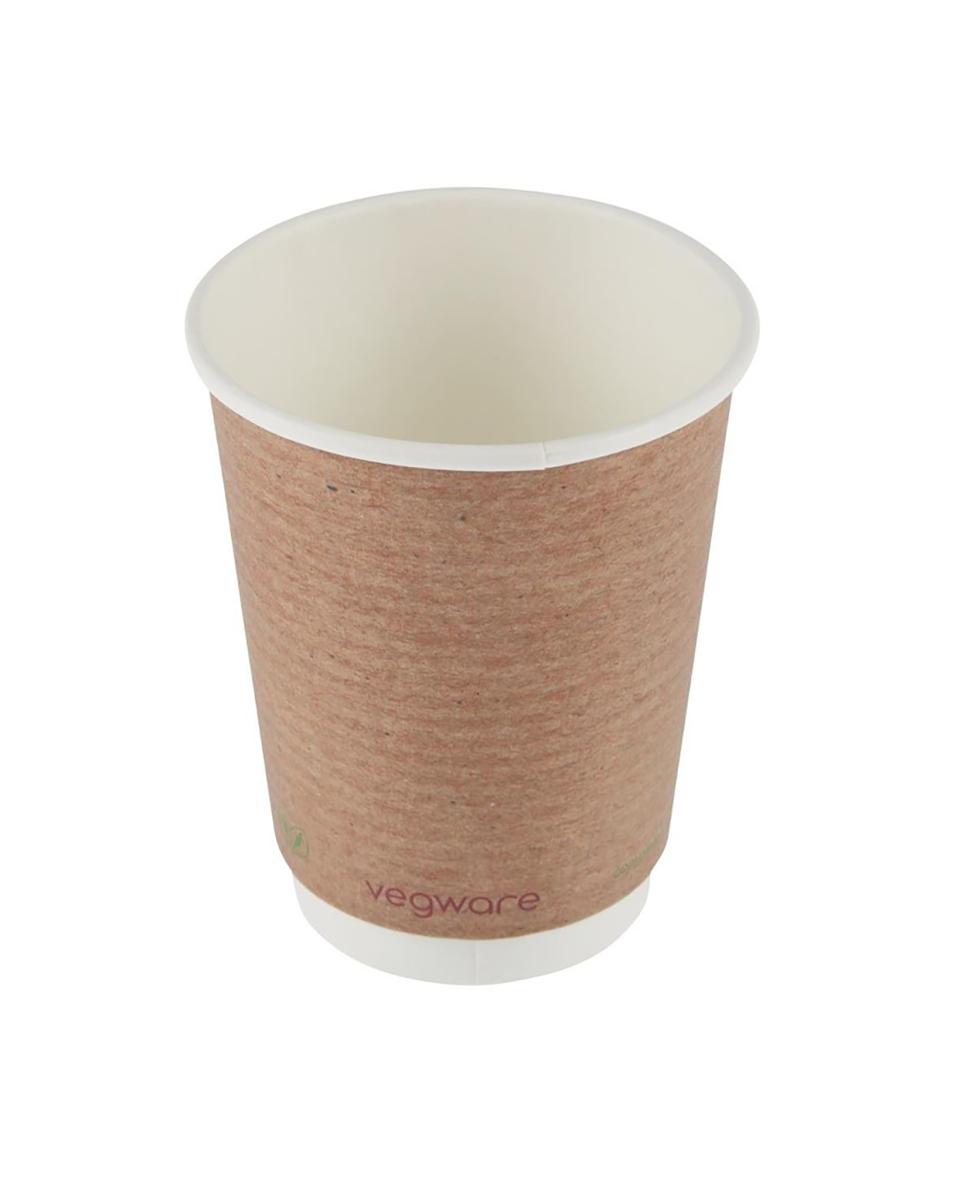 Wegwerp beker - 0.34 Liter - 500 stuks - Ø 8.9 x H 11 CM - Vegware - GH021