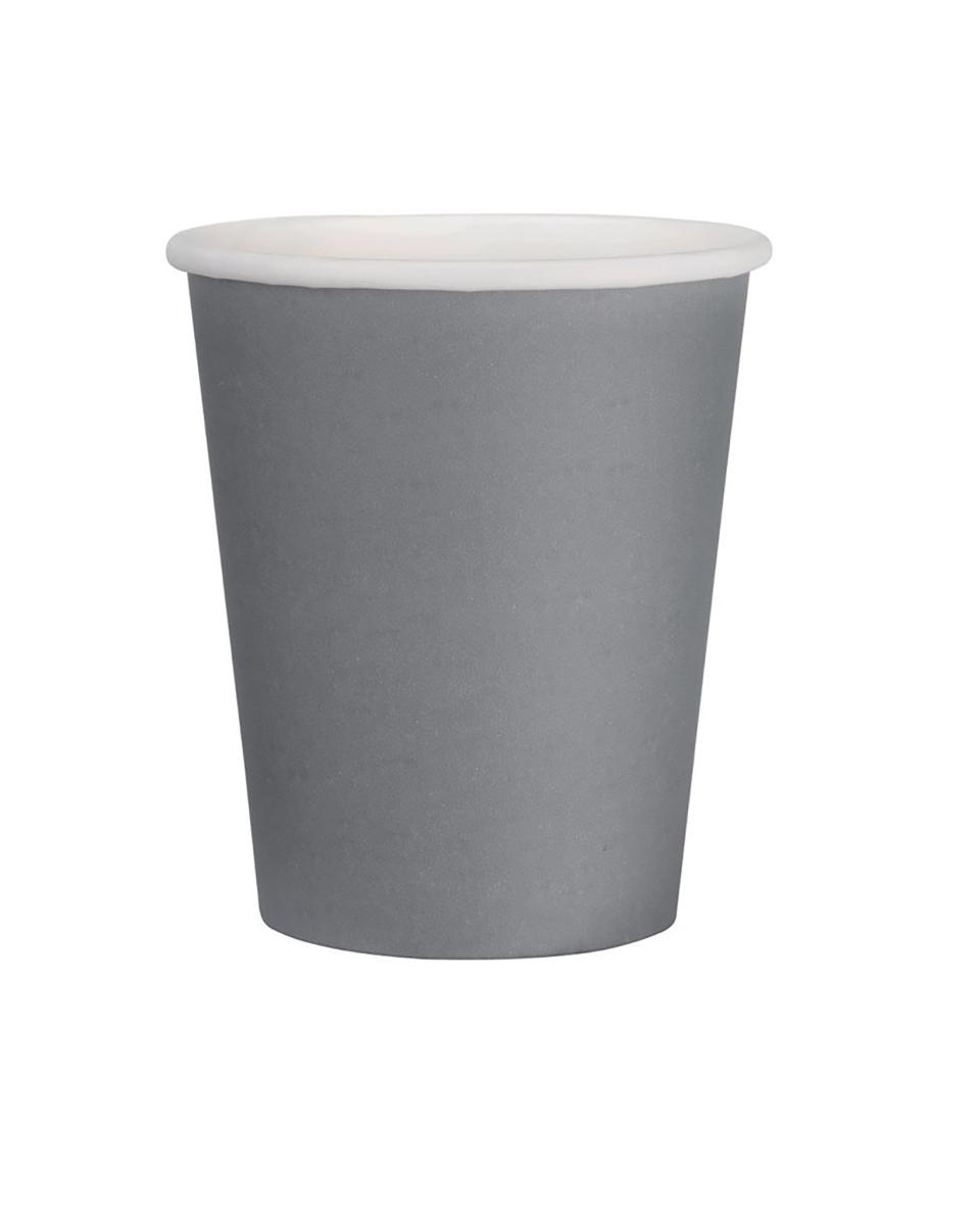 Wegwerp koffiebekers - 0.23 Liter - 1000 stuks - Blauw/Grijs - H 9 CM - Fiesta - GP415