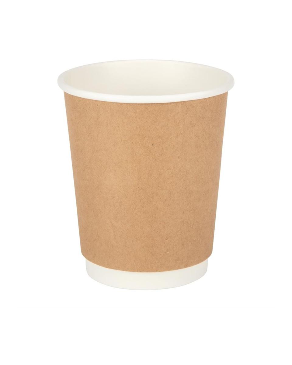 Wegwerp koffiebekers - 0.23 Liter - 25 stuks - H 9 CM - Fiesta - GP436