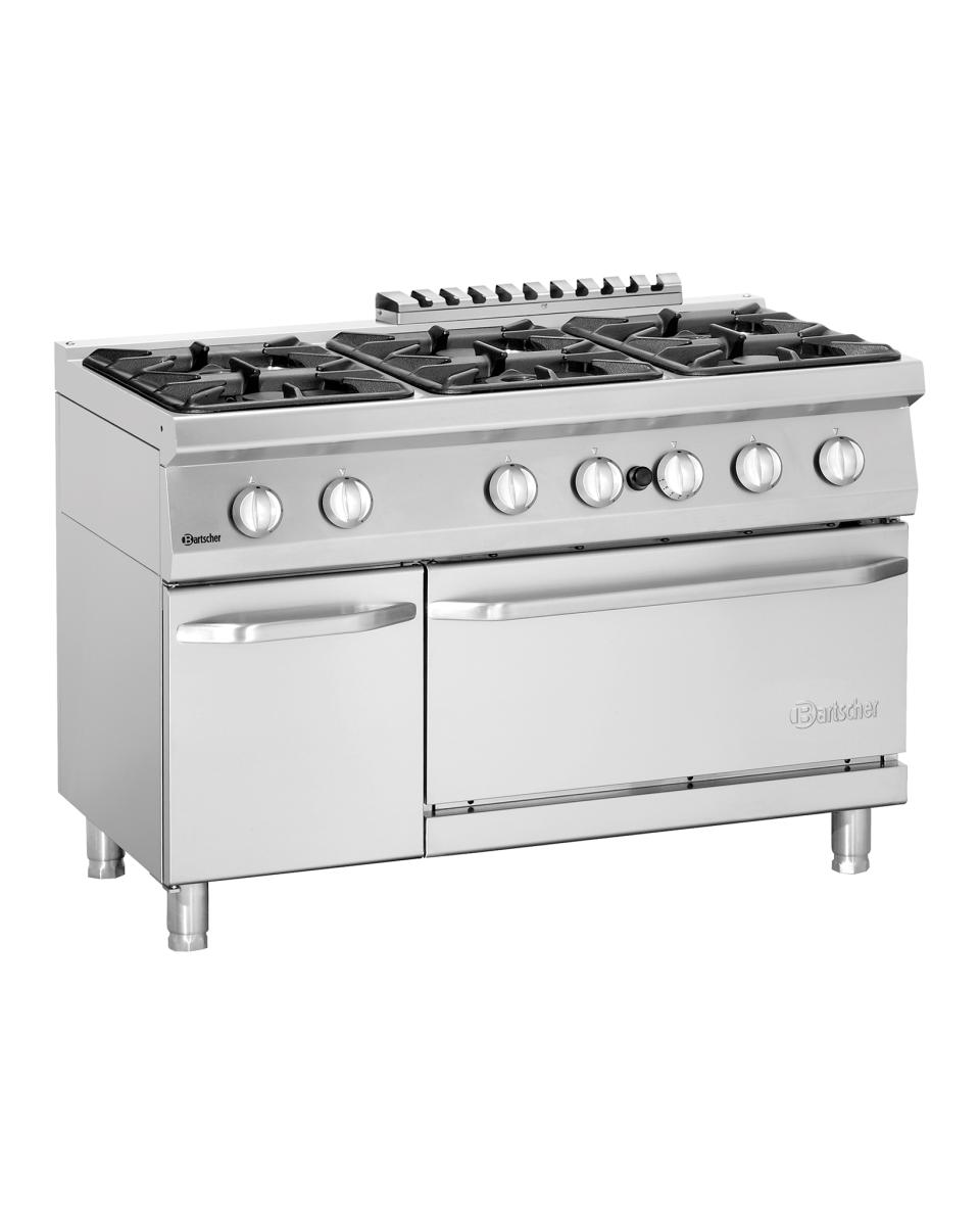 Gasfornuis - Gasoven - 6 pits - Bartscher - 2852361