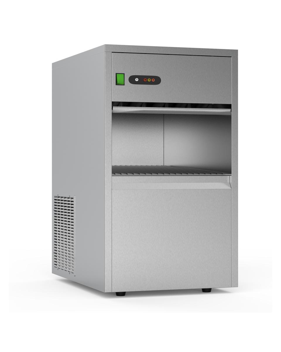 IJsblokjesmachine - 20 kg / 24u - Holle ijsblokjes - Luchtgekoeld - Promoline