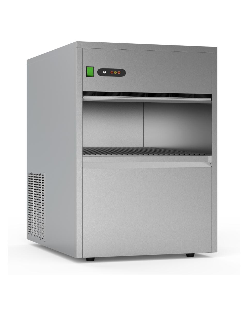 IJsblokjesmachine - 25 kg / 24u - Holle ijsblokjes - Luchtgekoeld - Promoline