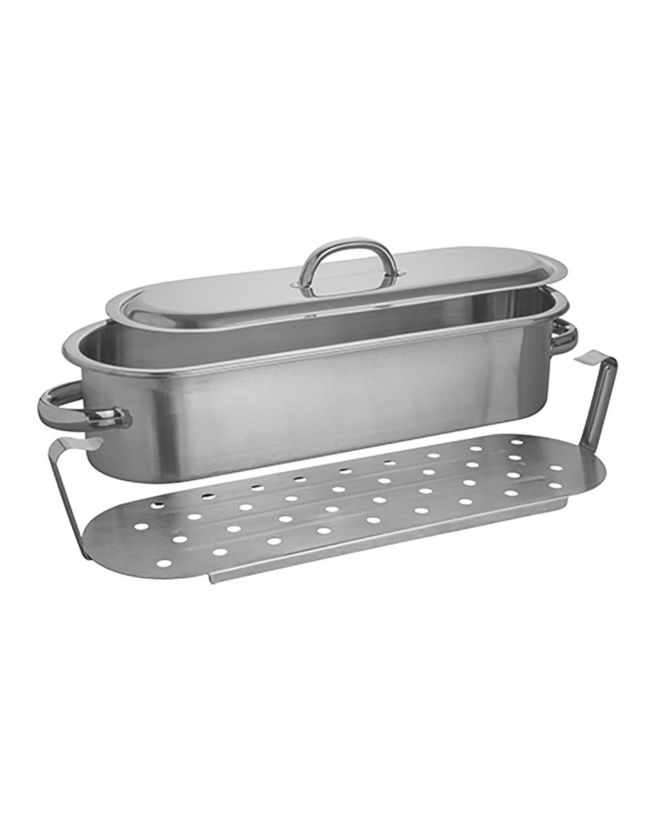 Vispan - H 14 x 45 x 14 CM - 1.48 KG - RVS - 720190