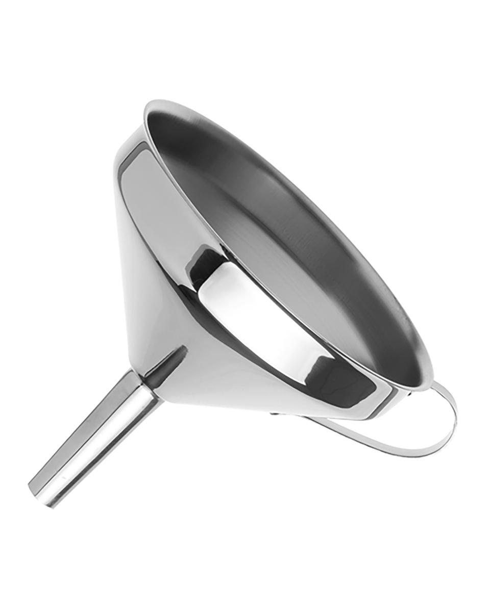 Trechter - H 12 CM - 0.11 KG - Ø12 CM - RVS 18/10 - 074035
