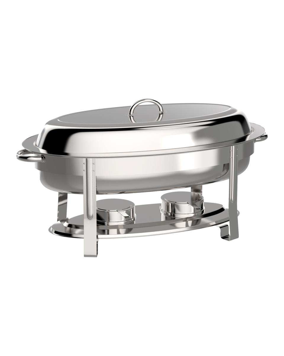 Chafing dish - Ovaal - RVS - 5.5 Liter - Promoline