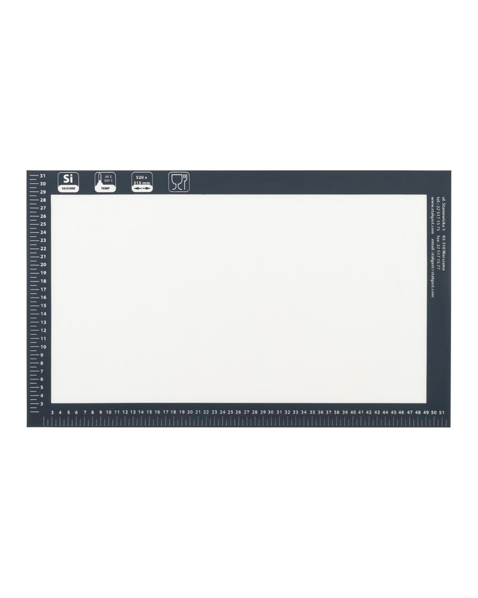 Bakplaatmat - Siliconen - 52 x 31.5 CM - Promoline