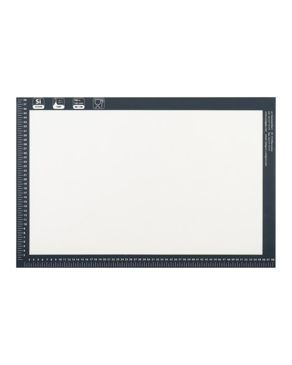 Bakplaatmat - Siliconen - 58.5 x 38.5 CM - Promoline