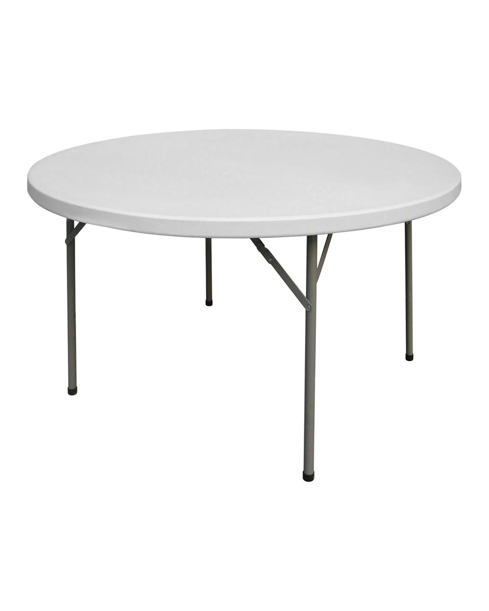 Inklapbare tafel - Rond - Ø115 CM - Promoline
