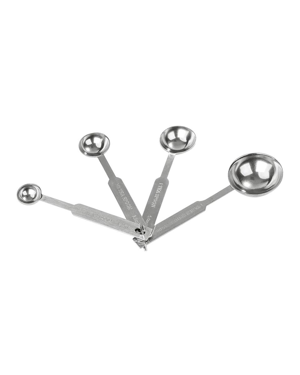 Maatlepel - Set van 4 - Lepels - RVS - Promoline