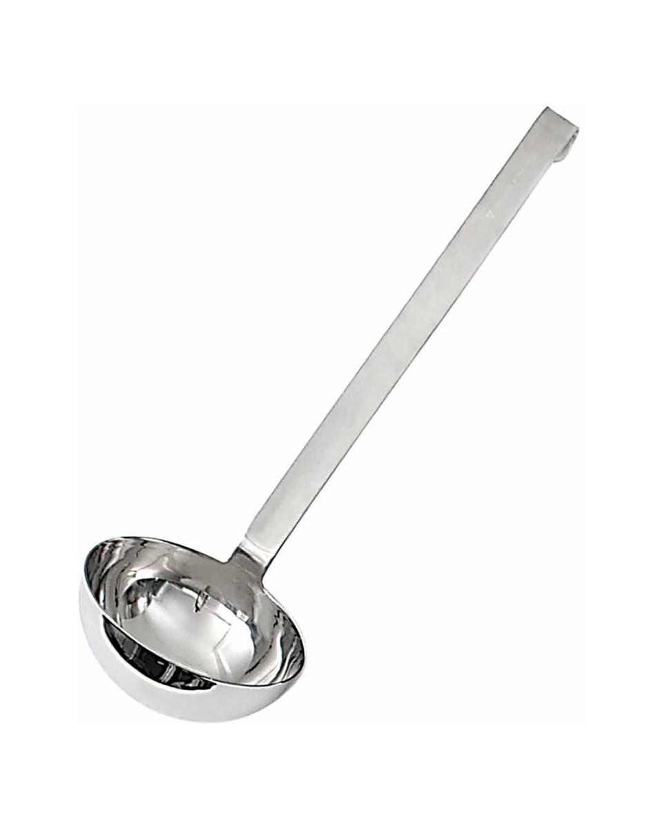 Opscheplepel - Ø6.5 CM - 31.5 CM lang - 0.07 Liter - RVS - Promoline