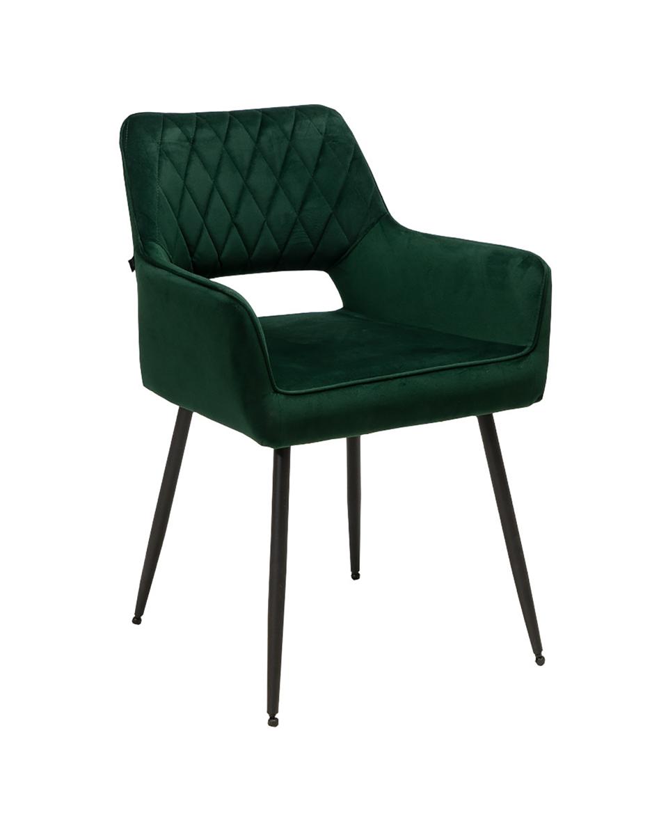 Horeca stoel - Mieke - Velvet - Groen - Promoline