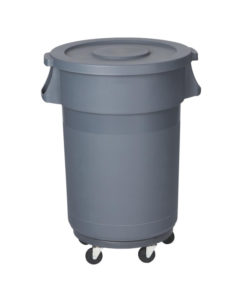 Wielbasis - T.B.V. Afvalcontainer 80 Liter - Losse Deksel - Promoline
