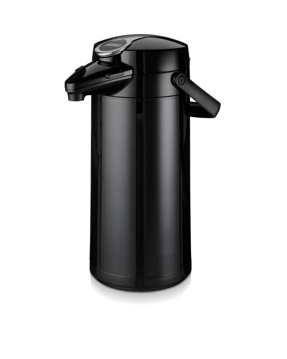 Airpot Furento - 2.2 Liter - Zwart/Glas - Bravilor - 7.171.336.101