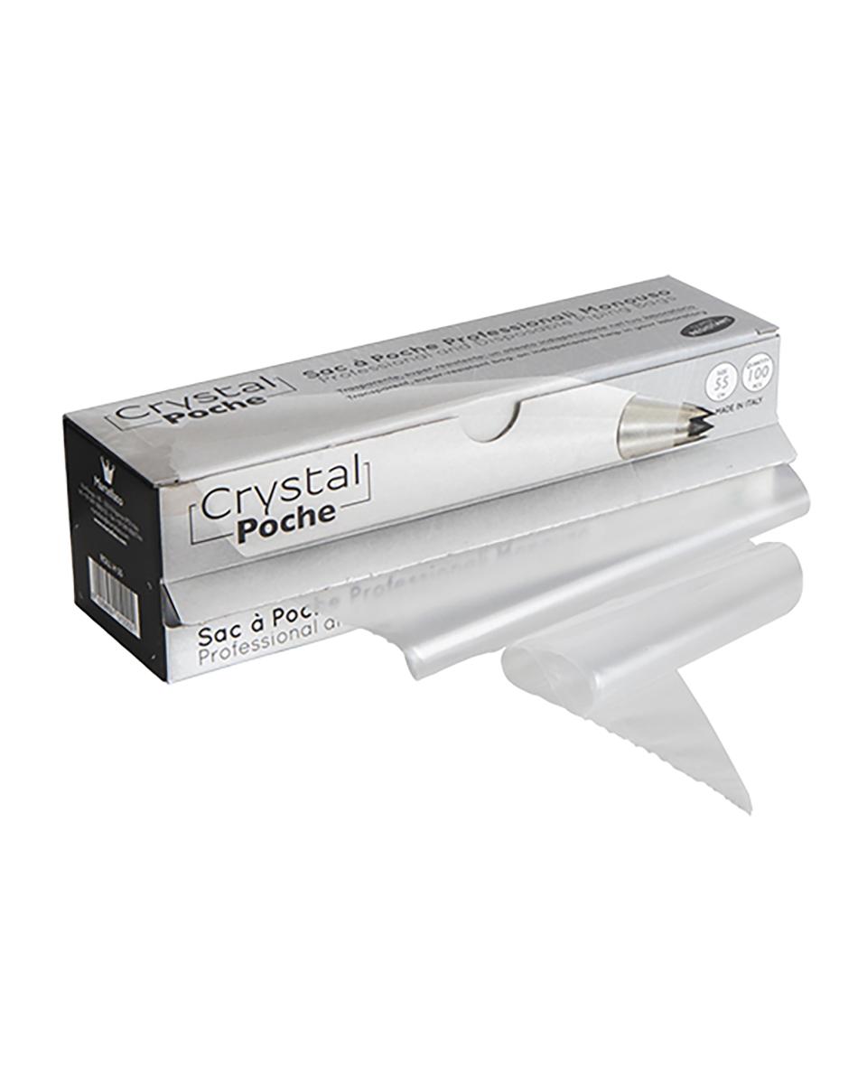 Spuitzak - 1.26 KG - 55 CM - Polyetheen - Transparant - Martellato - 515055