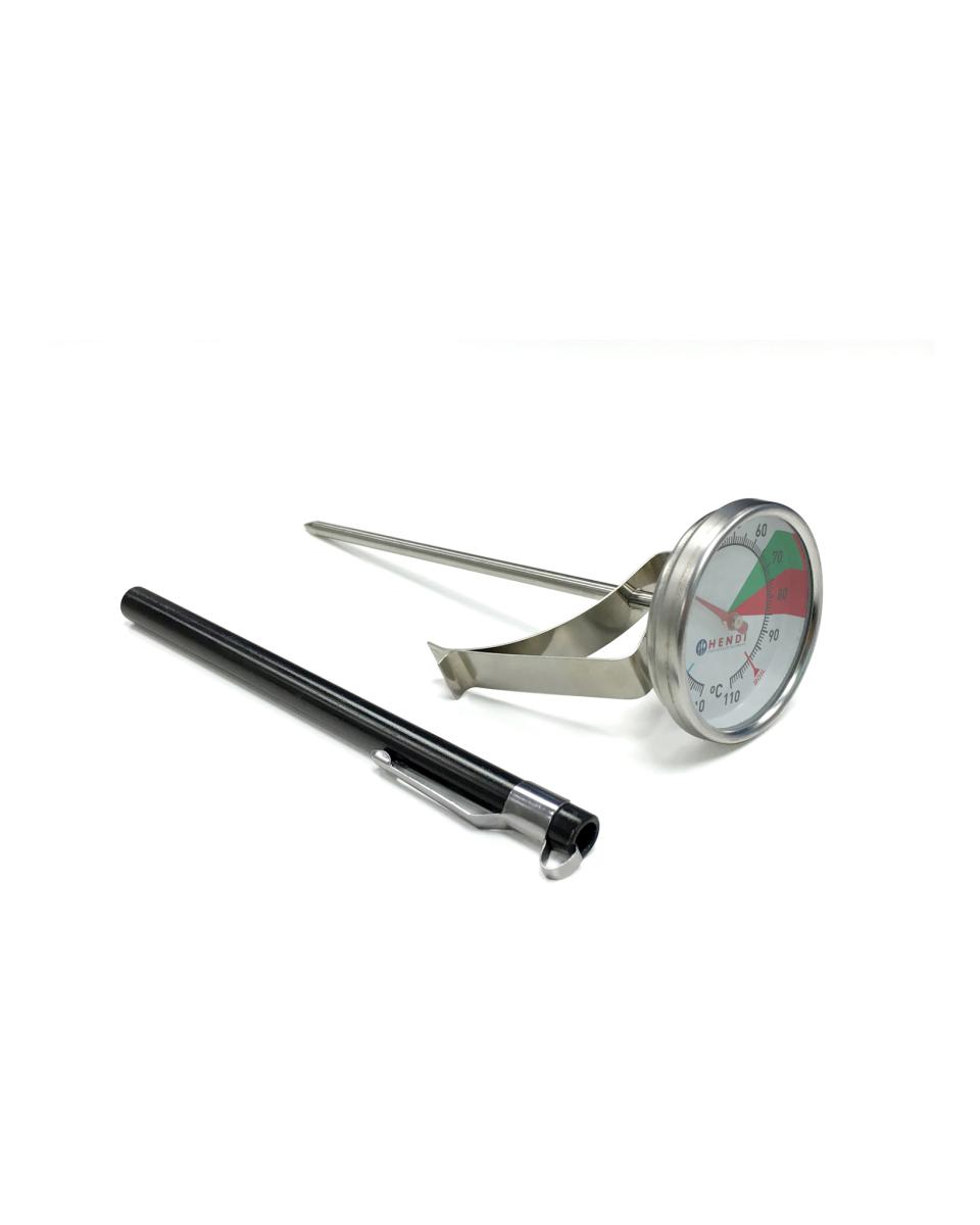 Melkschuim thermometer - RVS - H 14 X 4.4 CM - Hendi - 271247