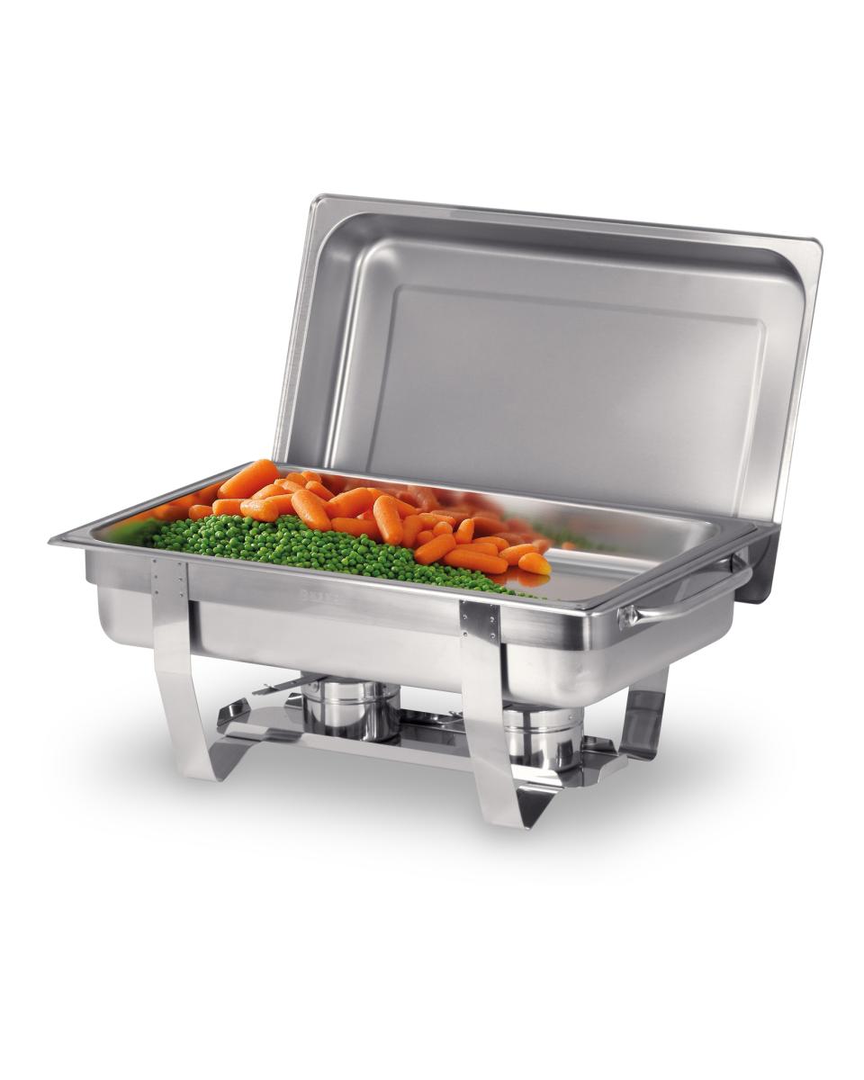 Chafing Dish Set - RVS 18 0 RVS - H 31.5 X 38.5 X 58.5 CM - Hendi - 471050
