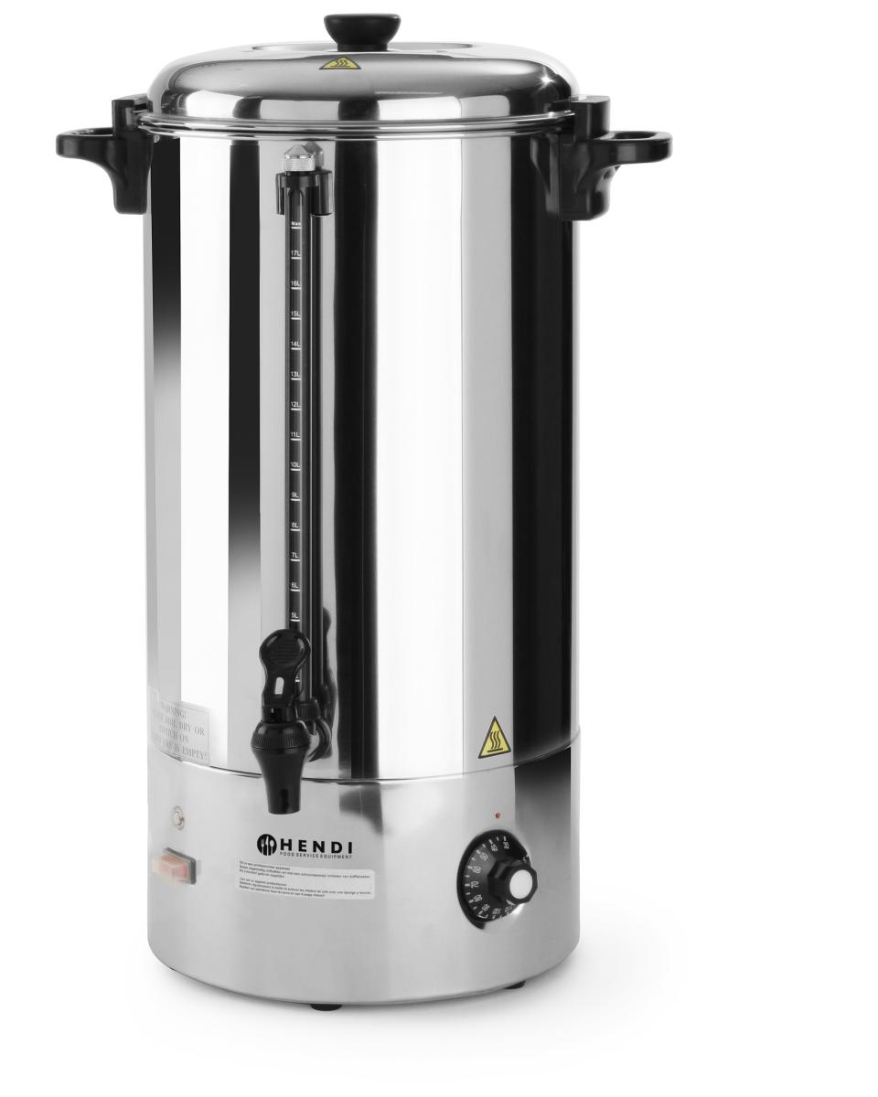 Warme dranken ketel - RVS - H 60.2 X 26.8 X 38.4 CM - Hendi - 209899