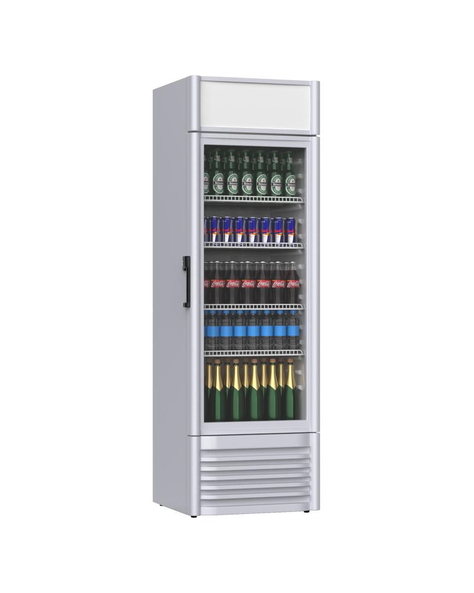 Koelkast glazen deur - 420 liter - 1 deurs - Promoline