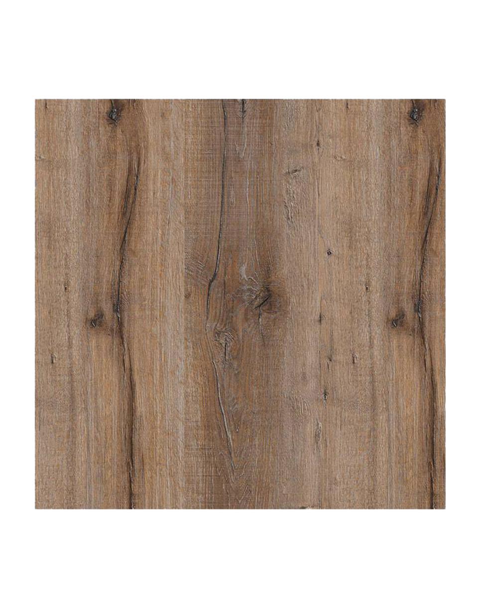 Tafelblad - 70 x 70 cm - Kasteel Eiken Donker - Vierkant - Promoline