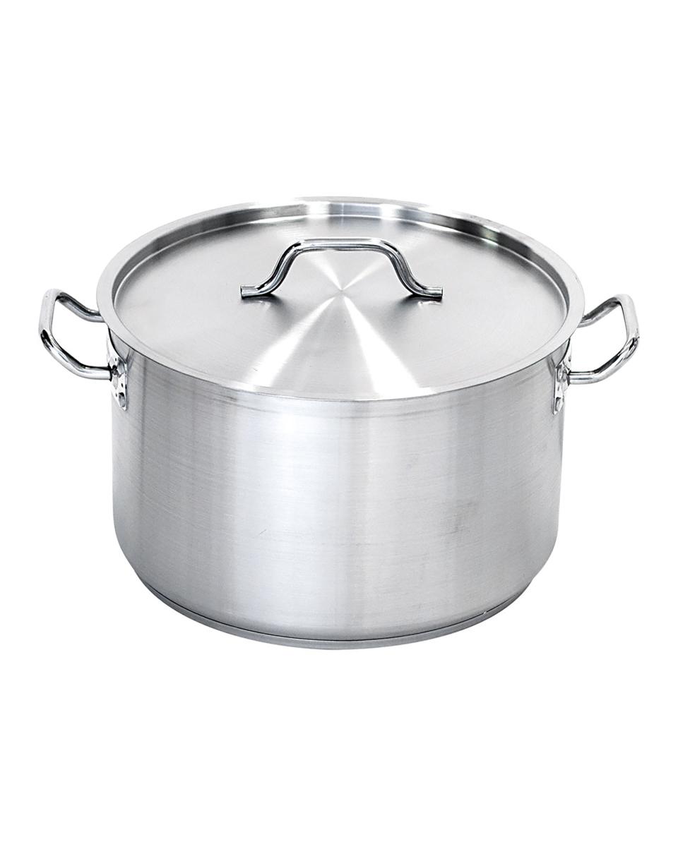 Kookpan - Ø40 x H 30 CM - Middel - RVS - Met Deksel - 37.7 Liter - Promoline