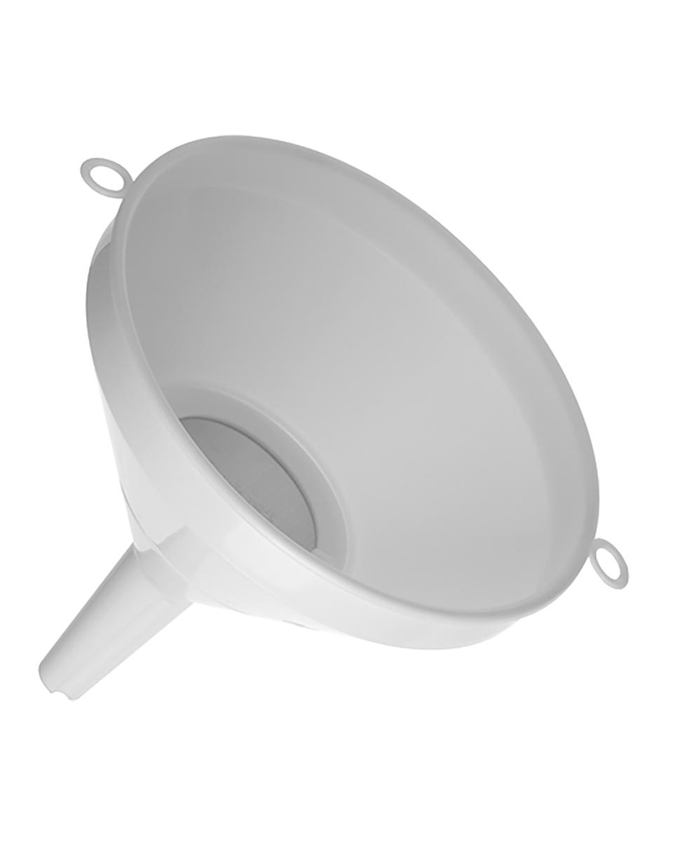 Trechter - H 22 CM - 0.188 KG - Ø22 CM - Polypropyleen - Wit - 059100