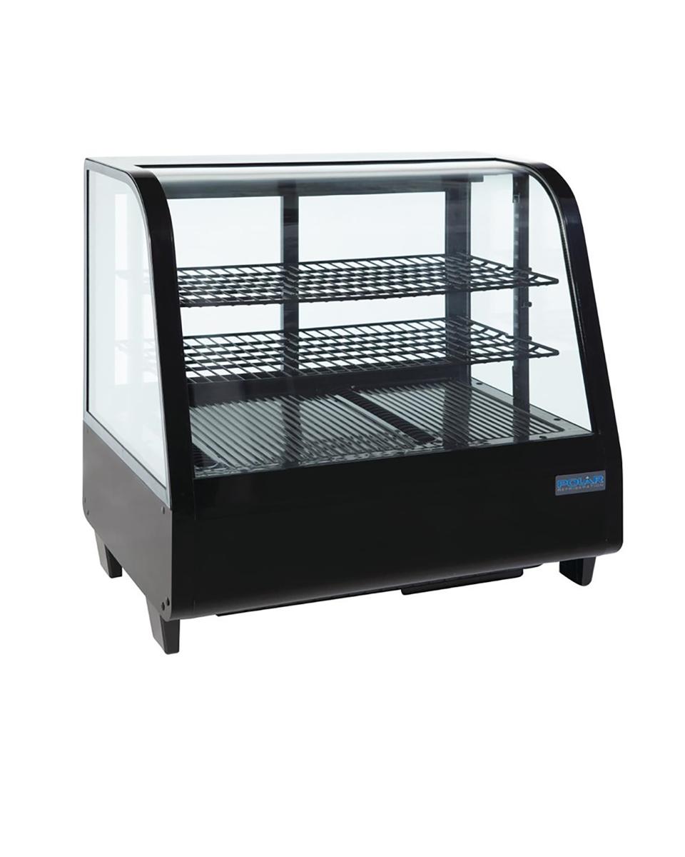 Koelvitrine - 100 Liter - Zwart - H 67.5 x 68.2 x 45 CM - 230 V - Zwart - Polar - CC611