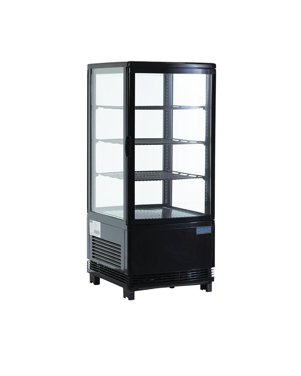 Koelvitrine - 68 Liter - Zwart - H 88.5 x 42.8 x 38.6 CM - 230 V - Polar - G211