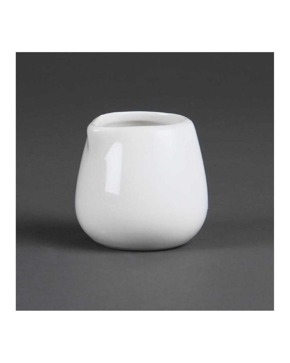 Melkkannetjes - 22.8 CL - 12 stuks - H 8 x 8.7 x 8.7 CM - Porselein - Olympia - C205