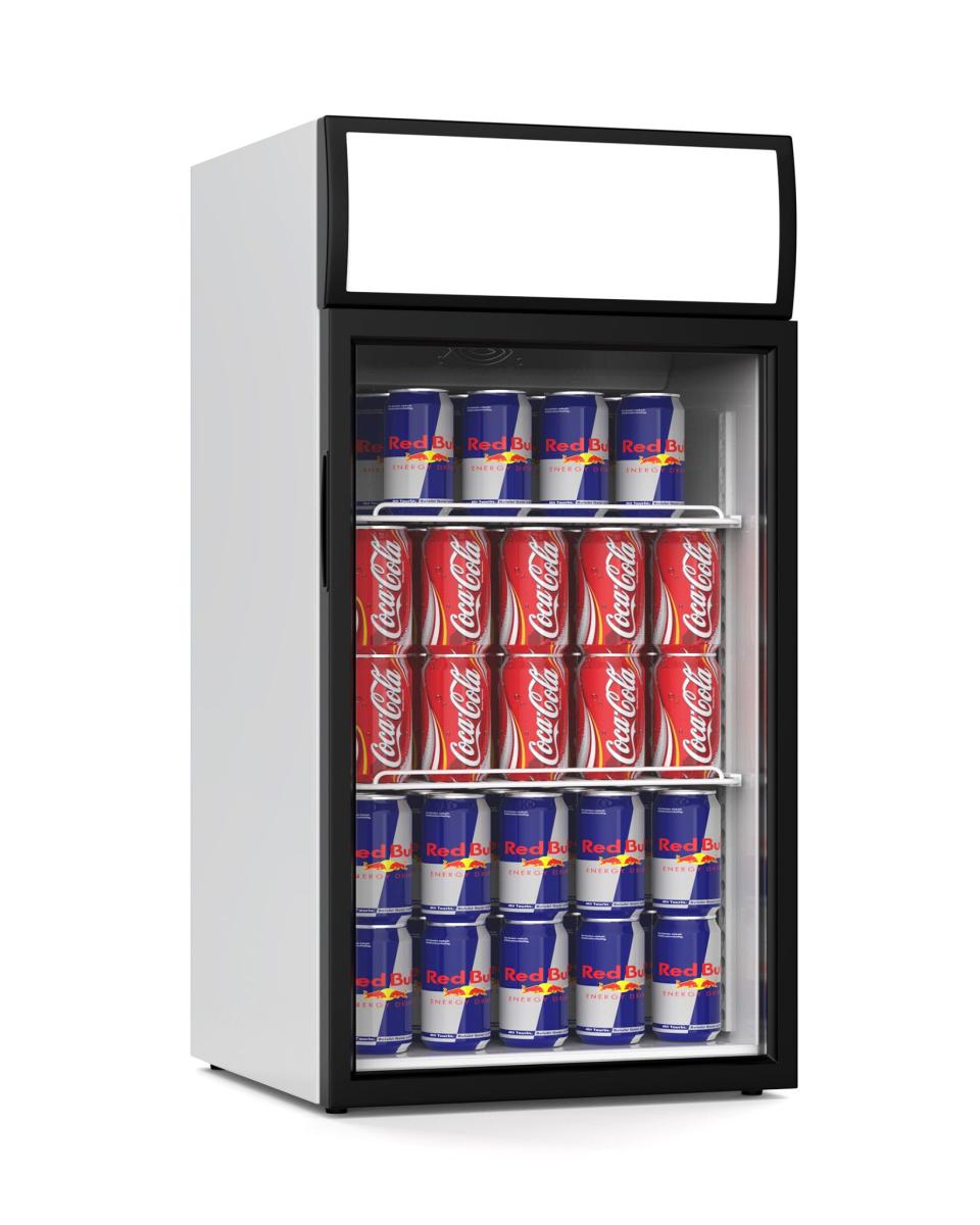 Koelkast glazen deur - 80 Liter - 1 deurs - Promoline