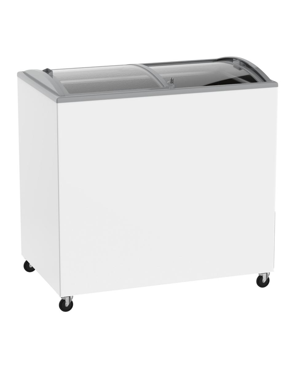 ijsconservator - ijsvitrine - 300 Liter - Schuifdeur - H 90.4 x 103.9 x 65.3 CM - Promoline