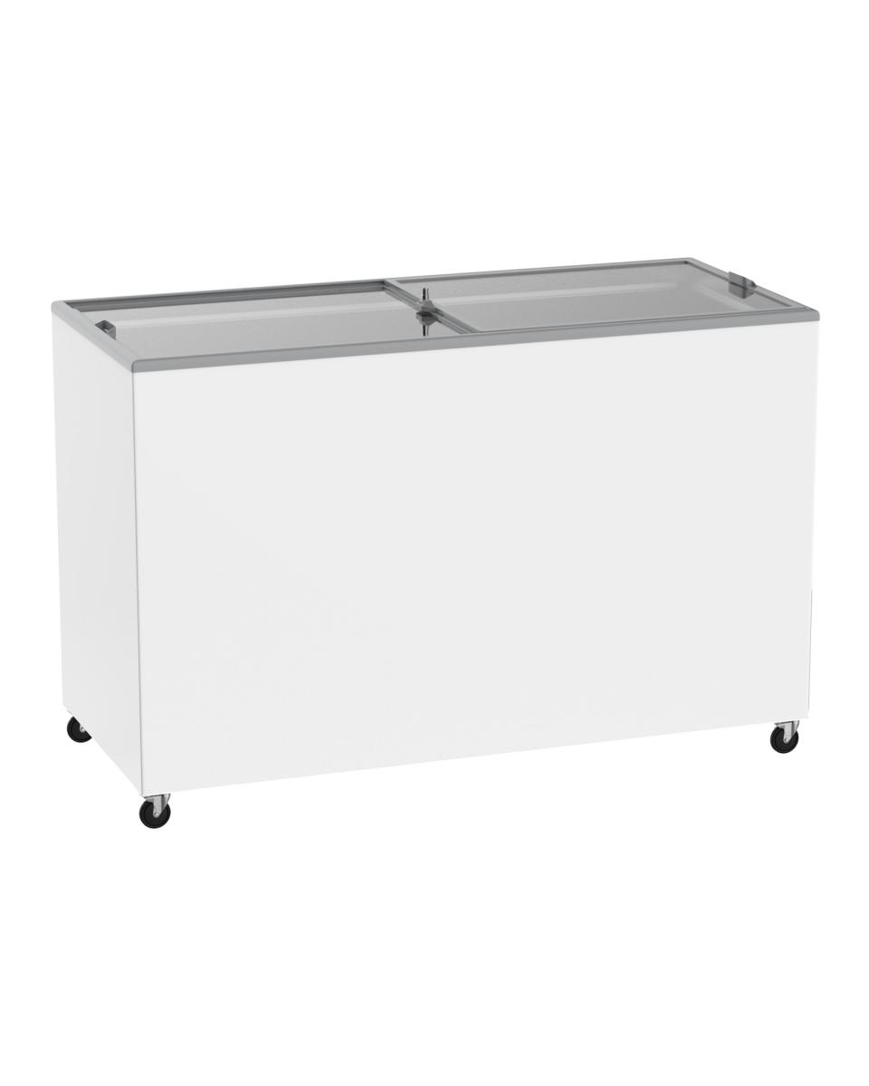 ijsconservator - ijsvitrine - 500 Liter - Schuifdeur - H 90.4 x 148.9 x 65.3 CM - Promoline