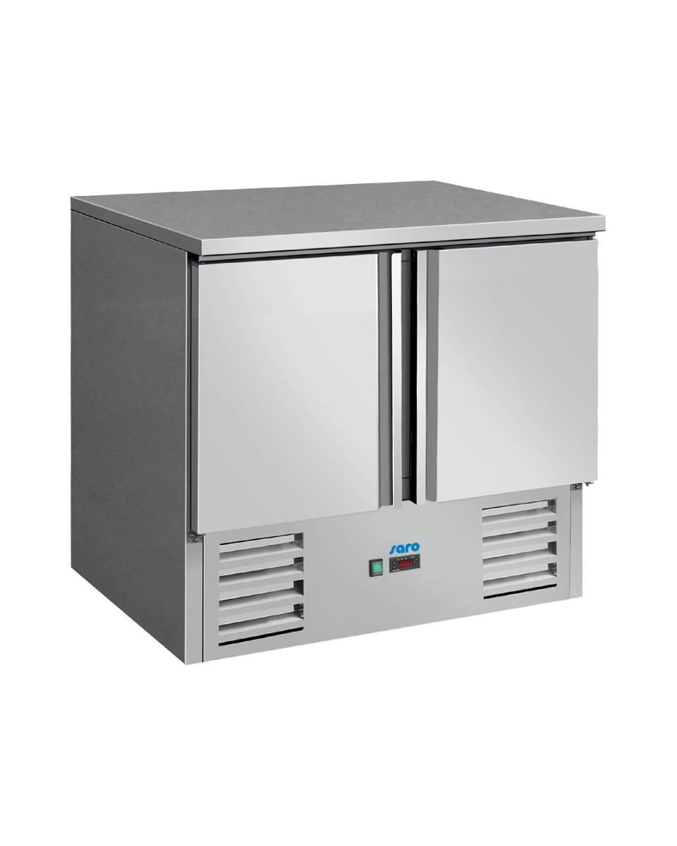 Koelwerkbank - 2 deurs - H 89 x B 90 cm - RVS - Saro - 323-1006