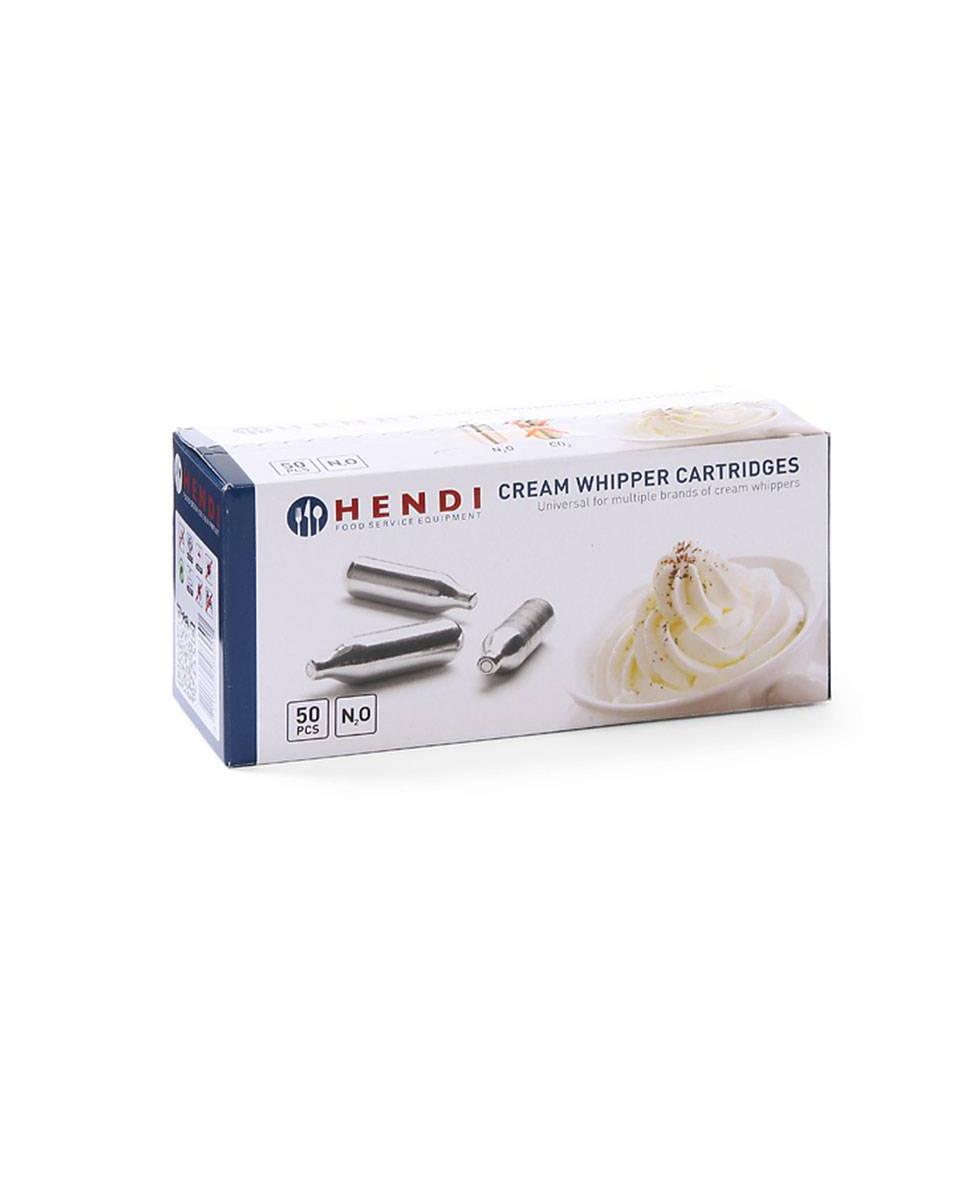 Slagroompatronen - 50 stuks - Hendi - 586907